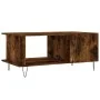 Couchtisch aus geräuchertem Eichensperrholz 90x50x40 cm von vidaXL, Couchtisch - Ref: Foro24-829489, Preis: 56,58 €, Rabatt: %