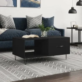Couchtisch aus schwarzem Sperrholz, 90 x 50 x 40 cm von vidaXL, Couchtisch - Ref: Foro24-829205, Preis: 46,38 €, Rabatt: %