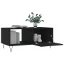 Black plywood coffee table 90x50x40 cm by vidaXL, Coffee table - Ref: Foro24-829205, Price: 46,78 €, Discount: %