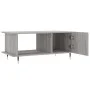 Sonoma gray plywood coffee table 90x50x40 cm by vidaXL, Coffee table - Ref: Foro24-829474, Price: 46,90 €, Discount: %