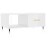 Couchtisch aus glänzend weißem Sperrholz, 90 x 50 x 40 cm von vidaXL, Couchtisch - Ref: Foro24-829190, Preis: 50,03 €, Rabatt: %