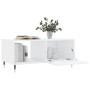 Glossy white plywood coffee table 90x50x40 cm by vidaXL, Coffee table - Ref: Foro24-829190, Price: 50,49 €, Discount: %