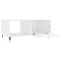 Glossy white plywood coffee table 90x50x40 cm by vidaXL, Coffee table - Ref: Foro24-829190, Price: 50,49 €, Discount: %