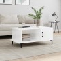 Weißer glänzender Couchtisch aus Sperrholz 90x50x40 cm von vidaXL, Couchtisch - Ref: Foro24-829494, Preis: 46,48 €, Rabatt: %