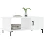 Weißer glänzender Couchtisch aus Sperrholz 90x50x40 cm von vidaXL, Couchtisch - Ref: Foro24-829494, Preis: 46,48 €, Rabatt: %