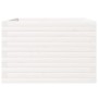 Jardinera madera maciza de pino blanco 70x70x46 cm