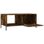Couchtisch aus geräuchertem Eichensperrholz, 90 x 50 x 40 cm von vidaXL, Couchtisch - Ref: Foro24-829225, Preis: 51,40 €, Rab...