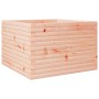 Jardinera madera maciza de abeto Douglas 70x70x46 cm