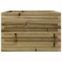 Jardinera de madera de pino impregnada 70x70x46 cm