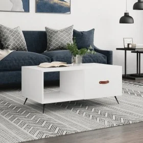 Couchtisch aus weißem Sperrholz, 90 x 50 x 40 cm von vidaXL, Couchtisch - Ref: Foro24-829180, Preis: 44,67 €, Rabatt: %