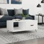 Couchtisch aus weißem Sperrholz, 90 x 50 x 40 cm von vidaXL, Couchtisch - Ref: Foro24-829180, Preis: 44,67 €, Rabatt: %