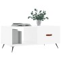 Mesa de centro madera contrachapada blanco 90x50x40 cm de vidaXL, Mesas de centro - Ref: Foro24-829180, Precio: 45,22 €, Desc...