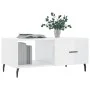 Couchtisch aus glänzend weißem Sperrholz, 90 x 50 x 40 cm von vidaXL, Couchtisch - Ref: Foro24-829230, Preis: 53,55 €, Rabatt: %