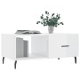 Couchtisch aus glänzend weißem Sperrholz, 90 x 50 x 40 cm von vidaXL, Couchtisch - Ref: Foro24-829230, Preis: 54,04 €, Rabatt: %