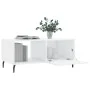 Couchtisch aus glänzend weißem Sperrholz, 90 x 50 x 40 cm von vidaXL, Couchtisch - Ref: Foro24-829230, Preis: 53,55 €, Rabatt: %