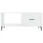 Couchtisch aus glänzend weißem Sperrholz, 90 x 50 x 40 cm von vidaXL, Couchtisch - Ref: Foro24-829230, Preis: 53,55 €, Rabatt: %