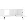 Couchtisch aus glänzend weißem Sperrholz, 90 x 50 x 40 cm von vidaXL, Couchtisch - Ref: Foro24-829230, Preis: 54,04 €, Rabatt: %
