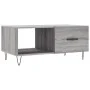 Mesa de centro madera contrachapada gris Sonoma 90x50x40 cm de vidaXL, Mesas de centro - Ref: Foro24-829210, Precio: 47,47 €,...