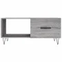 Mesa de centro madera contrachapada gris Sonoma 90x50x40 cm de vidaXL, Mesas de centro - Ref: Foro24-829210, Precio: 47,47 €,...