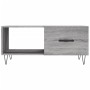 Sonoma-Couchtisch aus grauem Sperrholz, 90 x 50 x 40 cm von vidaXL, Couchtisch - Ref: Foro24-829210, Preis: 47,94 €, Rabatt: %