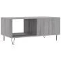 Mesa de centro madera contrachapada gris Sonoma 90x50x40 cm de vidaXL, Mesas de centro - Ref: Foro24-829210, Precio: 47,47 €,...