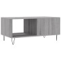 Sonoma-Couchtisch aus grauem Sperrholz, 90 x 50 x 40 cm von vidaXL, Couchtisch - Ref: Foro24-829210, Preis: 47,94 €, Rabatt: %