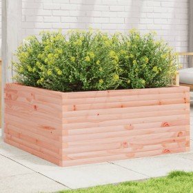 Jardinera madera maciza de abeto Douglas 100x100x46 cm en Maceteros y jardineras | Comprar online en Foro24