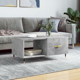 Concrete gray plywood coffee table 90x50x40 cm by vidaXL, Coffee table - Ref: Foro24-829192, Price: 60,44 €, Discount: %