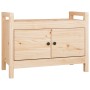 Flurbank aus massivem Kiefernholz, 80 x 40 x 60 cm von vidaXL, Bänke für Hallen und Lager - Ref: Foro24-821779, Preis: 82,58 ...