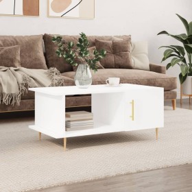 Couchtisch aus weißem Sperrholz, 90 x 50 x 40 cm von vidaXL, Couchtisch - Ref: Foro24-829476, Preis: 46,34 €, Rabatt: %