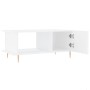 Mesa de centro madera contrachapada blanco 90x50x40 cm de vidaXL, Mesas de centro - Ref: Foro24-829476, Precio: 46,29 €