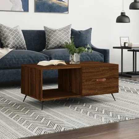 Couchtisch aus Sperrholz braune Eiche 90x50x40 cm von vidaXL, Couchtisch - Ref: Foro24-829187, Preis: 45,21 €, Rabatt: %