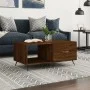Plywood oak brown coffee table 90x50x40 cm by vidaXL, Coffee table - Ref: Foro24-829187, Price: 62,27 €, Discount: %