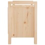 Flurbank aus massivem Kiefernholz, 80 x 40 x 60 cm von vidaXL, Bänke für Hallen und Lager - Ref: Foro24-821779, Preis: 82,58 ...