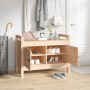 Flurbank aus massivem Kiefernholz, 80 x 40 x 60 cm von vidaXL, Bänke für Hallen und Lager - Ref: Foro24-821779, Preis: 82,58 ...