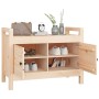 Flurbank aus massivem Kiefernholz, 80 x 40 x 60 cm von vidaXL, Bänke für Hallen und Lager - Ref: Foro24-821779, Preis: 82,58 ...