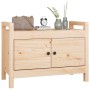 Flurbank aus massivem Kiefernholz, 80 x 40 x 60 cm von vidaXL, Bänke für Hallen und Lager - Ref: Foro24-821779, Preis: 82,58 ...