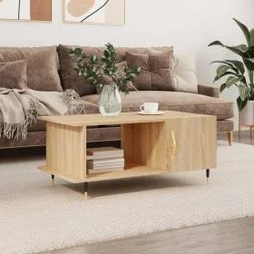 Couchtisch aus Sonoma-Eichensperrholz, 90 x 50 x 40 cm von vidaXL, Couchtisch - Ref: Foro24-829471, Preis: 43,31 €, Rabatt: %