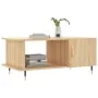 Sonoma oak plywood coffee table 90x50x40 cm by vidaXL, Coffee table - Ref: Foro24-829471, Price: 43,23 €, Discount: %