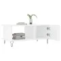 Couchtisch aus glänzend weißem Sperrholz, 90 x 50 x 40 cm von vidaXL, Couchtisch - Ref: Foro24-829486, Preis: 61,21 €, Rabatt: %