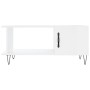 Couchtisch aus glänzend weißem Sperrholz, 90 x 50 x 40 cm von vidaXL, Couchtisch - Ref: Foro24-829486, Preis: 61,95 €, Rabatt: %