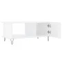 Couchtisch aus glänzend weißem Sperrholz, 90 x 50 x 40 cm von vidaXL, Couchtisch - Ref: Foro24-829486, Preis: 61,21 €, Rabatt: %
