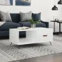 Couchtisch aus glänzend weißem Sperrholz, 90 x 50 x 40 cm von vidaXL, Couchtisch - Ref: Foro24-829182, Preis: 43,74 €, Rabatt: %