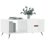 Couchtisch aus glänzend weißem Sperrholz, 90 x 50 x 40 cm von vidaXL, Couchtisch - Ref: Foro24-829182, Preis: 43,74 €, Rabatt: %