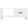 Couchtisch aus glänzend weißem Sperrholz, 90 x 50 x 40 cm von vidaXL, Couchtisch - Ref: Foro24-829182, Preis: 43,74 €, Rabatt: %