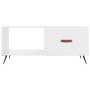 Couchtisch aus glänzend weißem Sperrholz, 90 x 50 x 40 cm von vidaXL, Couchtisch - Ref: Foro24-829182, Preis: 43,74 €, Rabatt: %