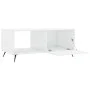 Couchtisch aus glänzend weißem Sperrholz, 90 x 50 x 40 cm von vidaXL, Couchtisch - Ref: Foro24-829182, Preis: 43,74 €, Rabatt: %