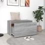 Bank Flur graues Sonoma Sperrholz 80x40x45 cm von vidaXL, Bänke für Hallen und Lager - Ref: Foro24-816048, Preis: 62,23 €, Ra...