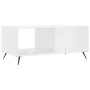 Couchtisch aus glänzend weißem Sperrholz, 90 x 50 x 40 cm von vidaXL, Couchtisch - Ref: Foro24-829182, Preis: 43,74 €, Rabatt: %