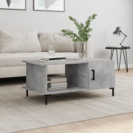 Couchtisch aus grauem Betonsperrholz 90x50x40 cm von vidaXL, Couchtisch - Ref: Foro24-829496, Preis: 48,70 €, Rabatt: %